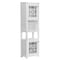 Alaterre Furniture Derby Bath Deluxe Storage Cabinet with Hutch ANDE7879WH - alternate 1